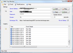 OWATray Settings