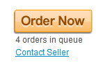 Fiverr order now button - orders in queue